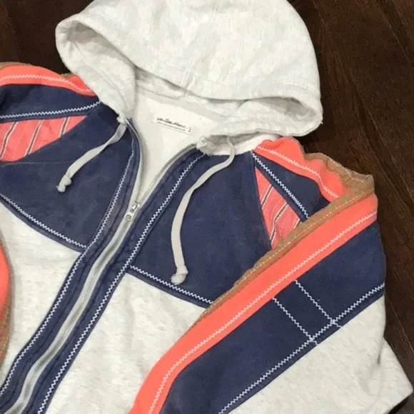 NWOT Free People Rookie Jacket Adirondack Mountains Hoodie Sweatshirt Z59-1 - Picture 7 of 10